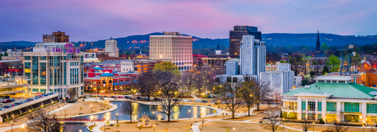 Huntsville, Alabama, USA Skyline